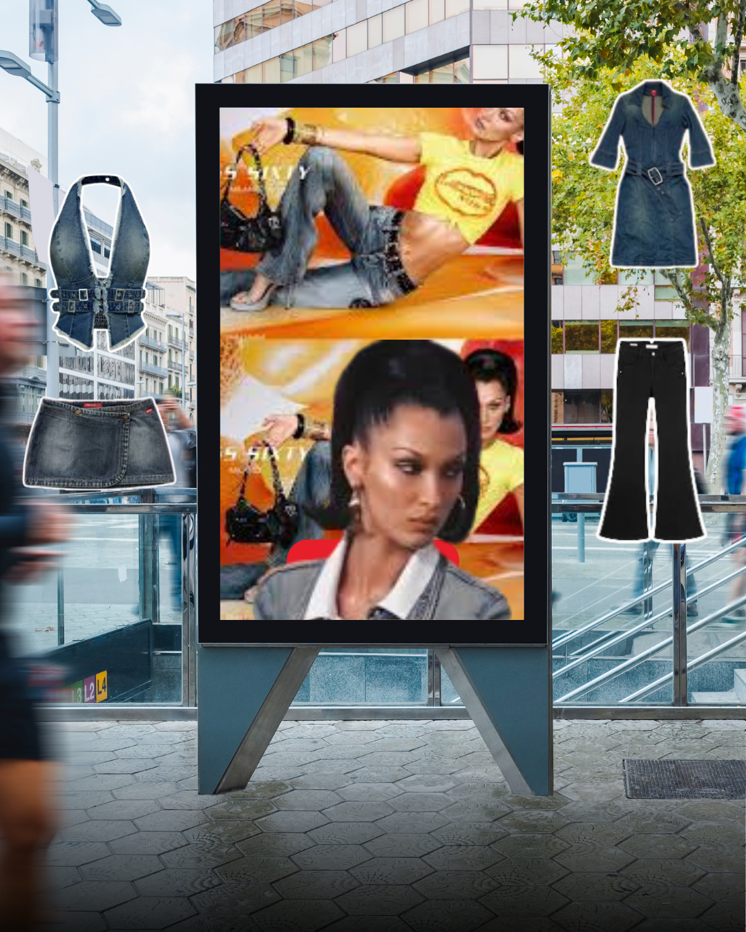 Y2K Nostalgia & Viral Energy: Miss Sixty’s Revival With Bella Hadid